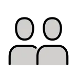 Busts In Silhouette SVG Icon